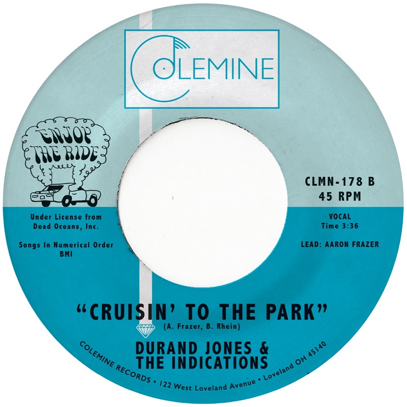 듀랜드 존스 앤 더 인디케이션스 Durand Jones &amp; The Indications - Morning In America b/w Cruisin&#039; to the Park (7inch LP)