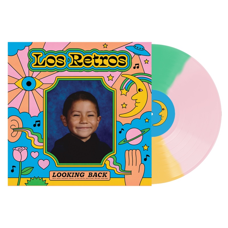 로스 레트로스 Los Retros - Looking Back (Pink, Yellow, Green Tri Color LP)